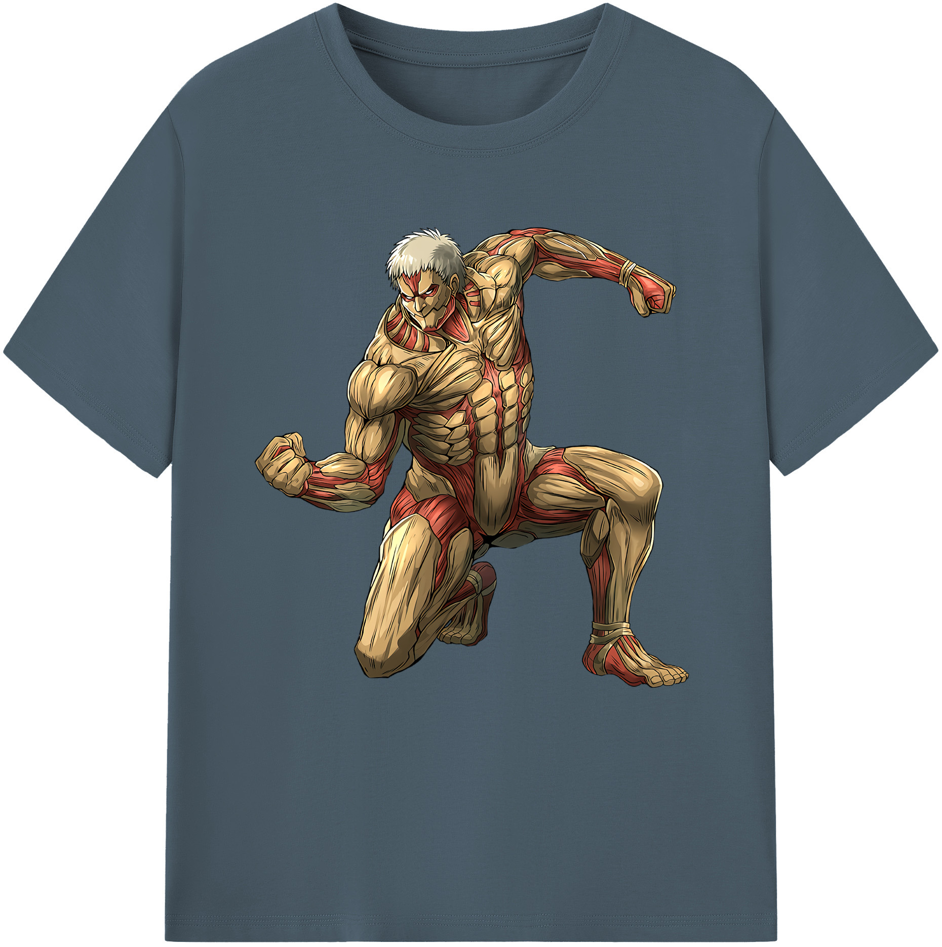 （画像用） 進撃の巨人 Attack on Titan 綿100％半袖Tシャツ（フロントプリント）